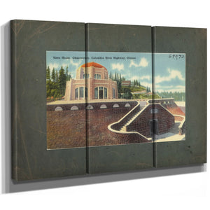 Vista House Observatory Columbia River Highway Oregon — vintage wall art by Bella Frye
