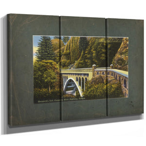 Shepperd's Dell Columbia River Highway Oregon'1 — vintage wall art by Bella Frye
