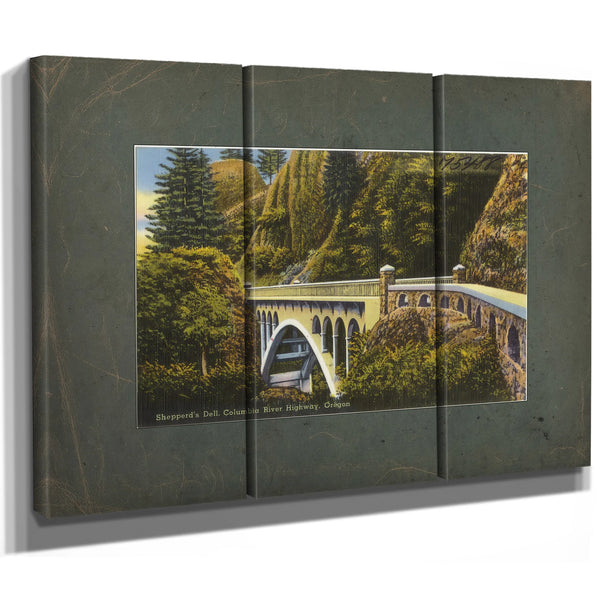 Shepperd's Dell Columbia River Highway Oregon'1 — vintage wall art by Bella Frye