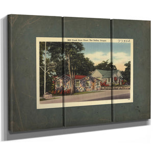 Mill Creek Auto Court The Dalles Oregon — vintage wall art by Bella Frye