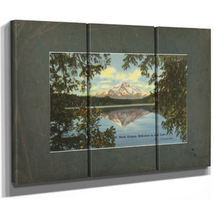 Mt Hood Oregon Reflection In Lost Lake'2 — vintage wall art by Bella Frye