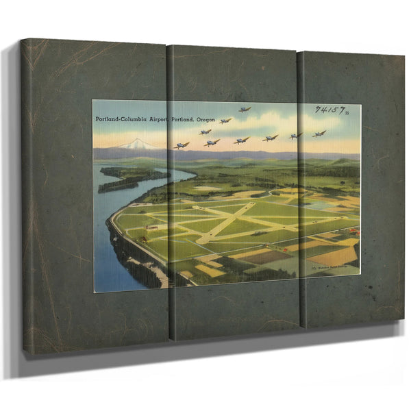 Portland Columbia Airport Portland Oregon — vintage wall art by Bella Frye