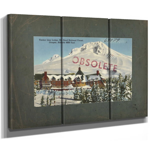 Timberline Lodge Mt Hood National Forest Oregon Altitude 6000 Feet — vintage wall art by Bella Frye