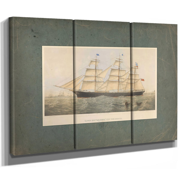 Clipper Ship Arizona 1227 Tons Register — Framed Wall Art Room View | Bella Frye