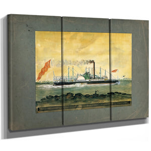 Steamboat Lexington The Fastest Boat That Ever Sailed — Framed Wall Art Room View | Bella Frye