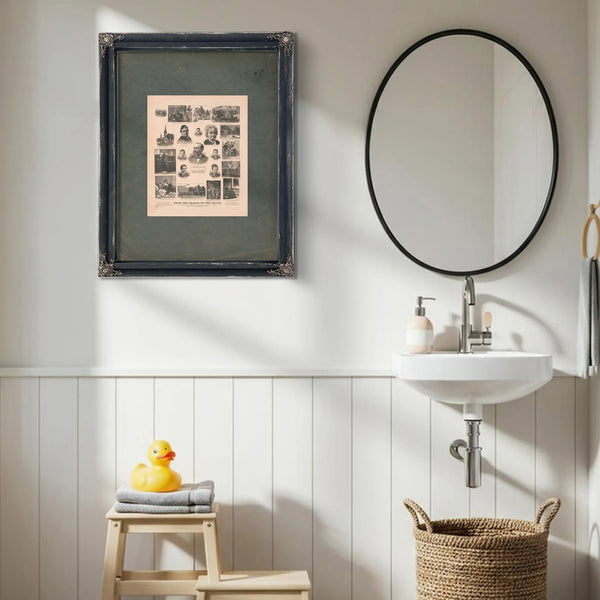 From the Cradle to the Grave Scenes and Incidents in the Life of James a Garfield 1881 — Framed Wall Art Room View | Bella Fr