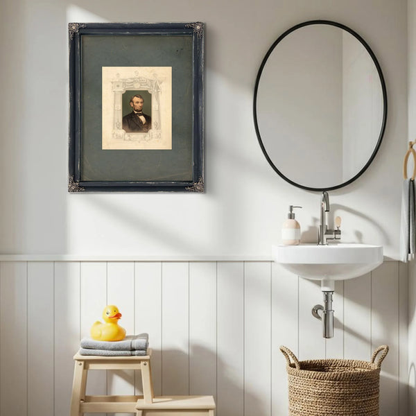Abraham Lincoln Born on Feb 12th 189 Died April 15th 1865 Martyred April 14th 1865 1865 — Framed Wall Art Room View | Bella F