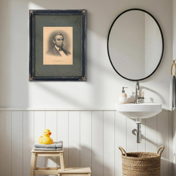 Abraham Lincoln Savior of His Country 1896 — Framed Wall Art Room View | Bella Frye