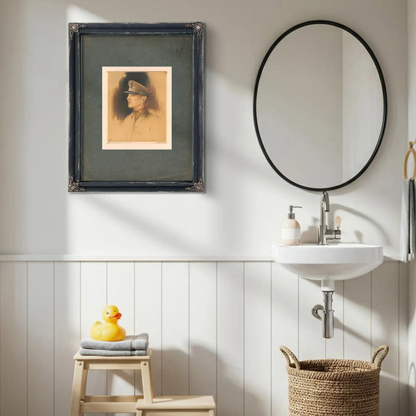 General Douglas Macarthur 2th Century — Framed Wall Art Room View | Bella Frye