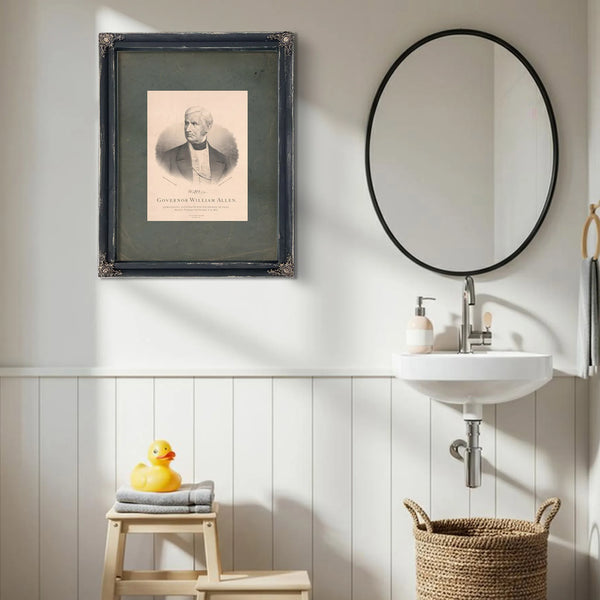Governor William Allen Democratic Candidate for Governor of Ohio 1875 — Framed Wall Art Room View | Bella Frye
