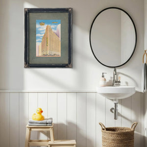 The Victoria Affair Midtown Secrets in Art Deco Splendor — Framed Wall Art Room View | Bella Frye