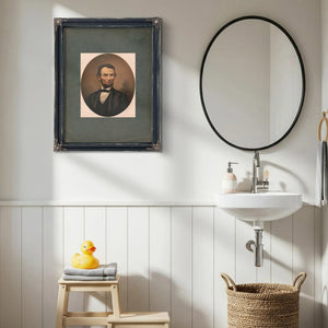 Abraham Lincoln 186 1865 1 — Framed Wall Art Room View | Bella Frye