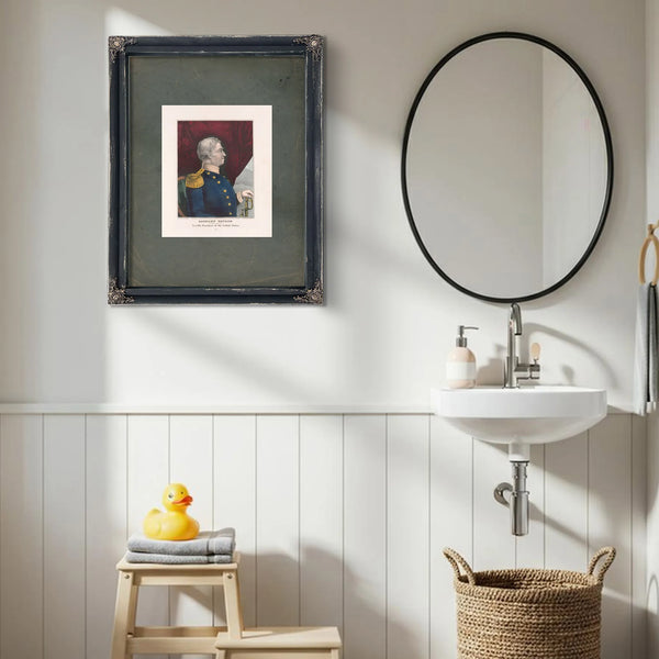 Zachary Taylor_ the Nations Choice for Twelfth President of the United States 1847 — Framed Wall Art Room View | Bella Frye