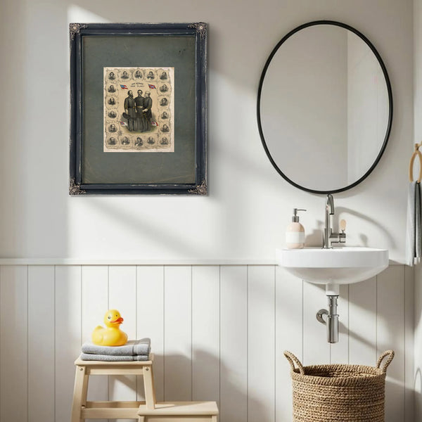 Our Heroes and Our Flag 1896 — Framed Wall Art Room View | Bella Frye