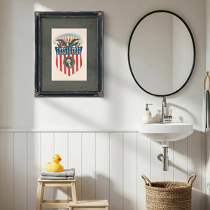 Centennial 1776 1876 1876 — Framed Wall Art Room View | Bella Frye