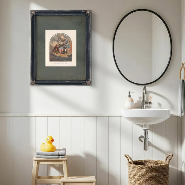 Arms of the United States of America 1864 — Framed Wall Art Room View | Bella Frye
