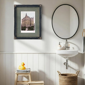 The Ansonia Gilded Age Monument to Manhattan Grandeur — Framed Wall Art Room View | Bella Frye