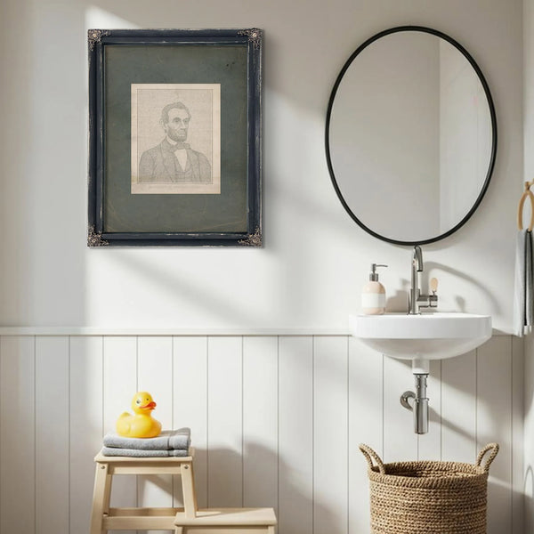 Biography of Abraham Lincoln 19th Century — Framed Wall Art Room View | Bella Frye