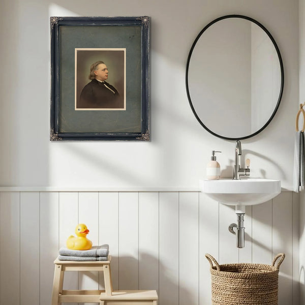 Henry Ward Beecher 1871 — Framed Wall Art Room View | Bella Frye