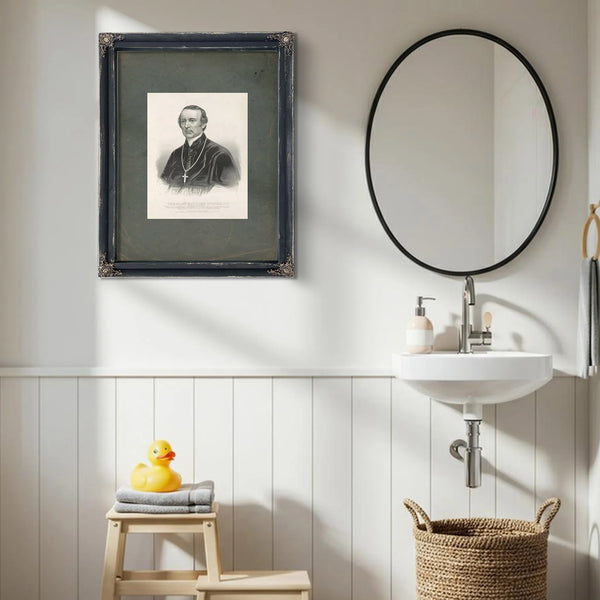The Most Rev John Hughes Dd_ First Archbishop of New York 1864 — Framed Wall Art Room View | Bella Frye