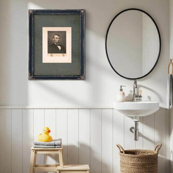 Abraham Lincoln 195 1 — Framed Wall Art Room View | Bella Frye