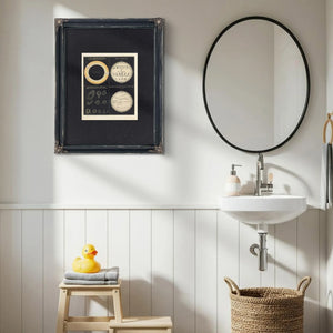 The Burning Eye Victorian Studies of Solar Phenomena and Planetary Transits — Framed Wall Art Room View | Bella Frye