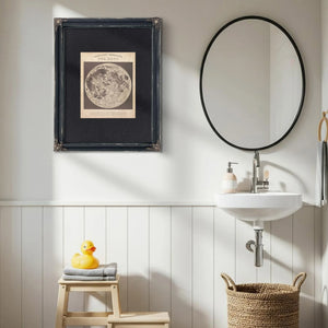 Lord Rosse's Lunar Reverie — A Vast Ruin of Nature — Framed Wall Art Room View | Bella Frye
