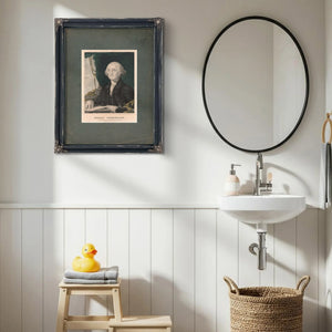 George Washington First President of the United States 1835 1856 — Framed Wall Art Room View | Bella Frye