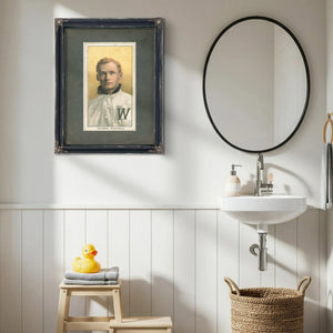 Walter Johnson Washington Nationals Baseball Card Portrait 9 — Framed Wall Art Room View | Bella Frye