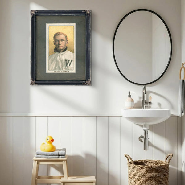 Walter Johnson Washington Nationals Baseball Card Portrait 9 — Framed Wall Art Room View | Bella Frye
