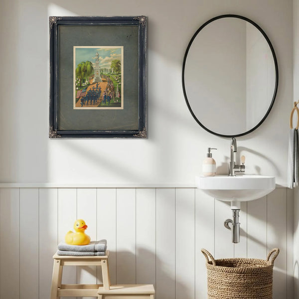 In Memory of Our Fallen Heroes 1884 — Framed Wall Art Room View | Bella Frye