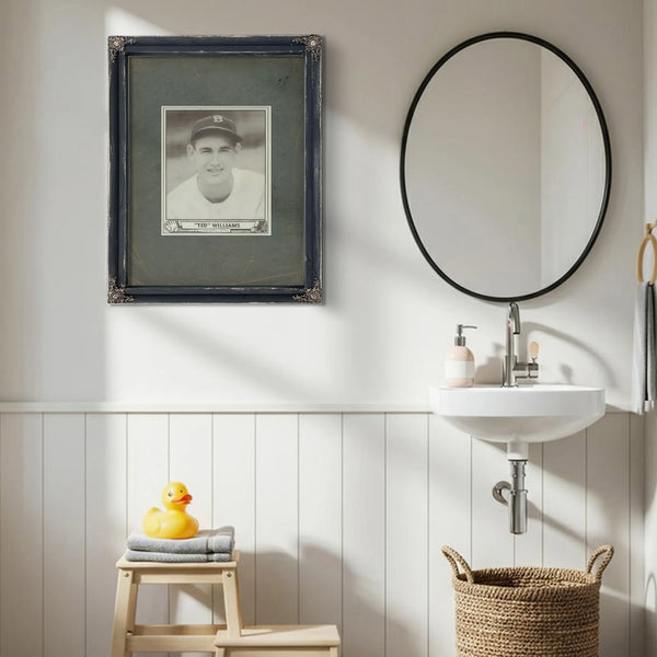 Ted Williams 194 Play Ball — Framed Wall Art Room View | Bella Frye