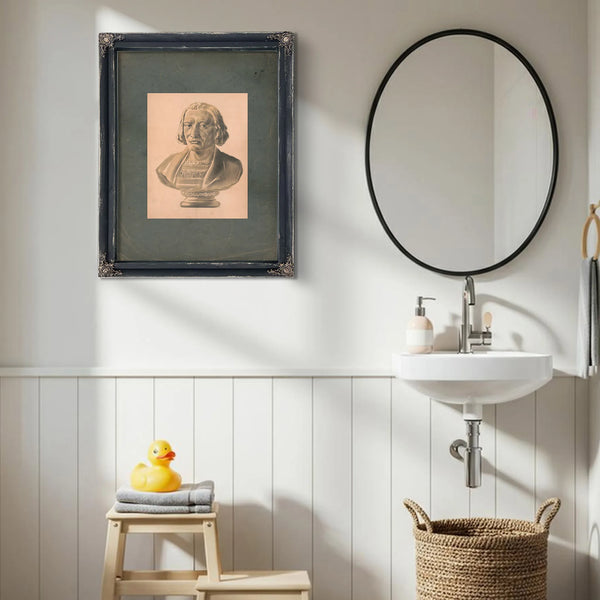 Christopher Columbus 1893 — Framed Wall Art Room View | Bella Frye