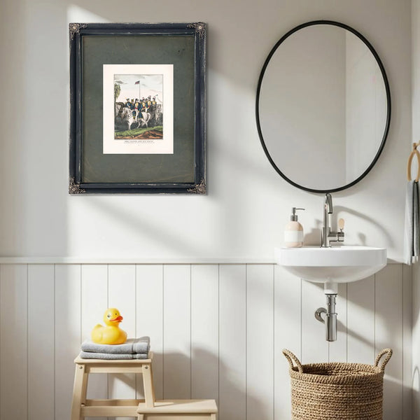 General Taylor and His Staff on the Morning Before the Battle of Buena Vista 1847 — Framed Wall Art Room View | Bella Frye