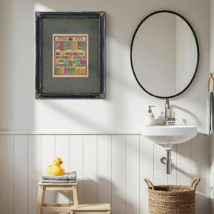 Geographical Historical and Statistical Chart of the United States of America 1835 — Framed Wall Art Room View | Bella Frye