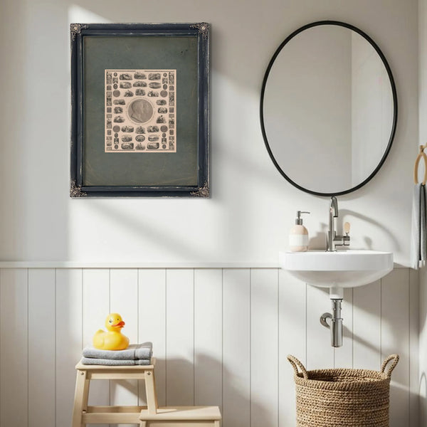 Three 1833 1837 — Framed Wall Art Room View | Bella Frye
