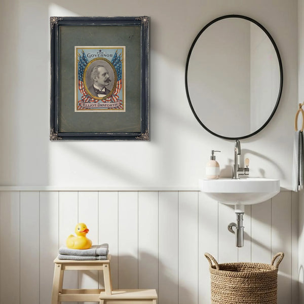 For Governor Elliot Danforth 1898 — Framed Wall Art Room View | Bella Frye