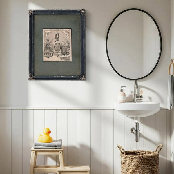 Storys Monument of Liberty to Be Erected in Independence Square Philadelphia 1875 — Framed Wall Art Room View | Bella Frye