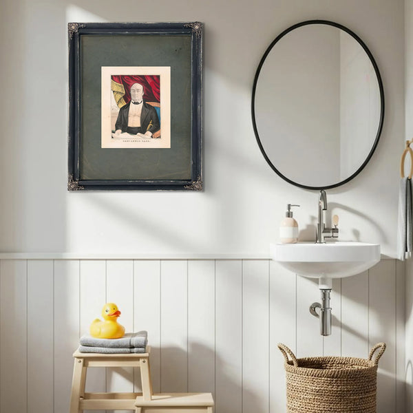 General Lewis Cass 1846 — Framed Wall Art Room View | Bella Frye