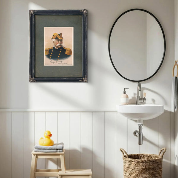 Dmiral George Dewey 1899 — Framed Wall Art Room View | Bella Frye