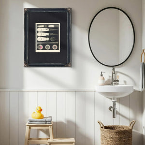 The Mechanics of Darkness a Victorian Study in Celestial Shadow — Framed Wall Art Room View | Bella Frye