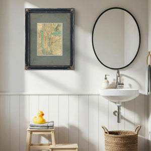 The Gilded Grid Manhattan's Veins of Commerce and Shadow — Framed Wall Art Room View | Bella Frye