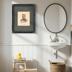 Abraham Lincoln 19th Century 7 — Framed Wall Art Room View | Bella Frye