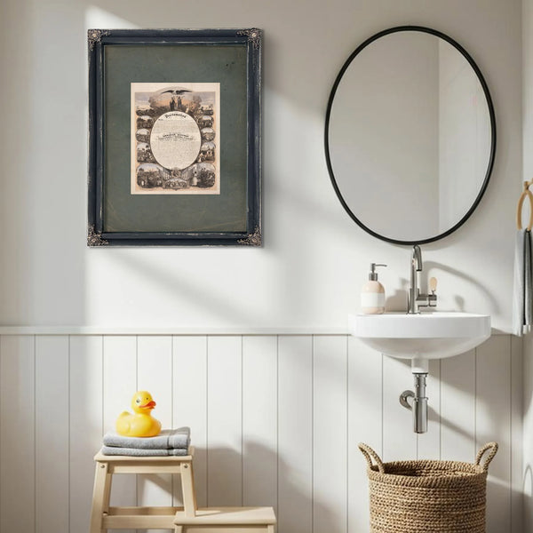 Emancipation Proclamation 1864 — Framed Wall Art Room View | Bella Frye