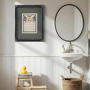 Origin and History of the Stars and Stripes 1899 — Framed Wall Art Room View | Bella Frye