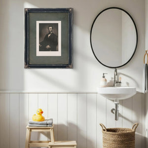 Abraham Lincoln 197 — Framed Wall Art Room View | Bella Frye