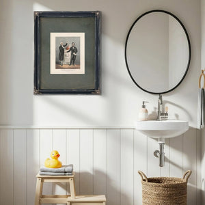 Washington and Lincoln the Father and the Saviour of Our Country 1865 — Framed Wall Art Room View | Bella Frye