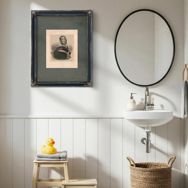 Angelica Van Buren 1844 — Framed Wall Art Room View | Bella Frye