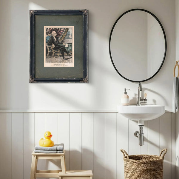 Washington the Patriot the Statesman and the Warrior 1846 — Framed Wall Art Room View | Bella Frye