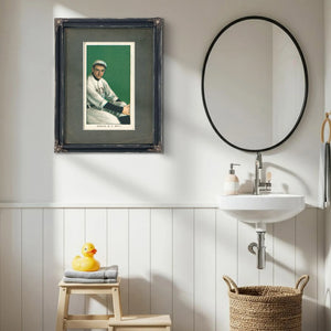 Mike Donlin New York Giants Baseball Card Portrait 2 — Framed Wall Art Room View | Bella Frye